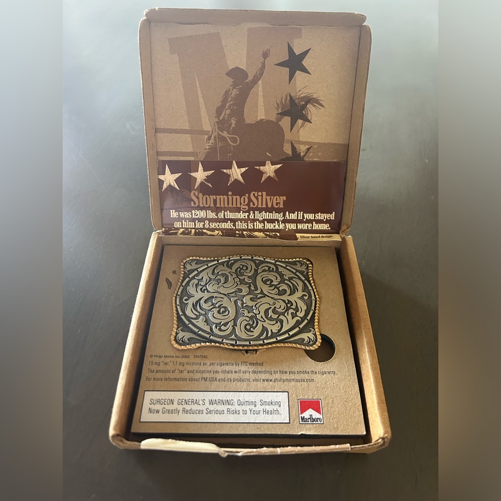 Collectible Marlboro belt buckle